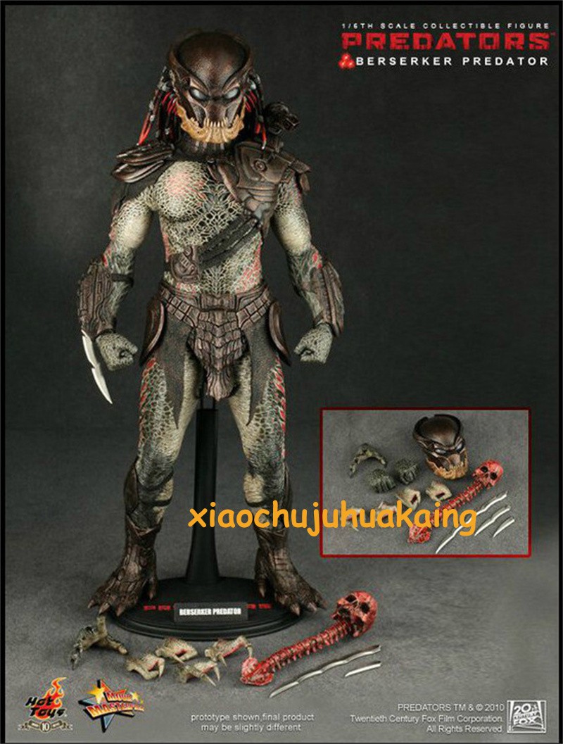 Hot Toys MMS130 1/6 Berserk Predator - Lion Face Predator Figure