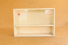 Armario Mueble Vintage Armario Cocina Madera Caja Médico Retro Principios Años 70.