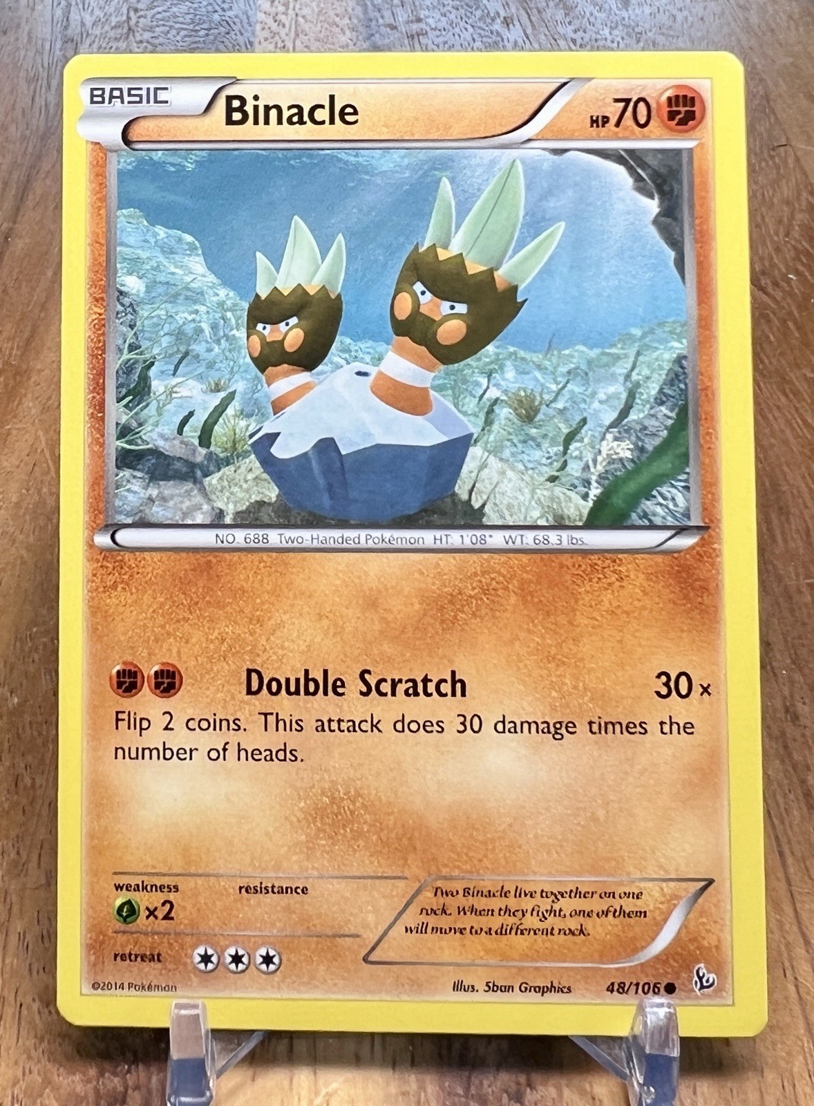Binacle 48/106 Common Flashfire Pokemon