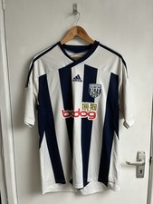 West Bromwich Albion Home Shirt 2011/12 - Size Large Adidas