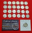 Lot of 26 - 90% Silver Dimes Barber, Mercury, Roosevelt 1913-1964 1.88 Oz Silver