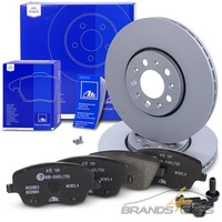 Ate Bremsscheiben Ø288 +BelÄGe Vorne FÜR Seat Ibiza 3 Skoda Fabia 1 2 Vw Polo 9N