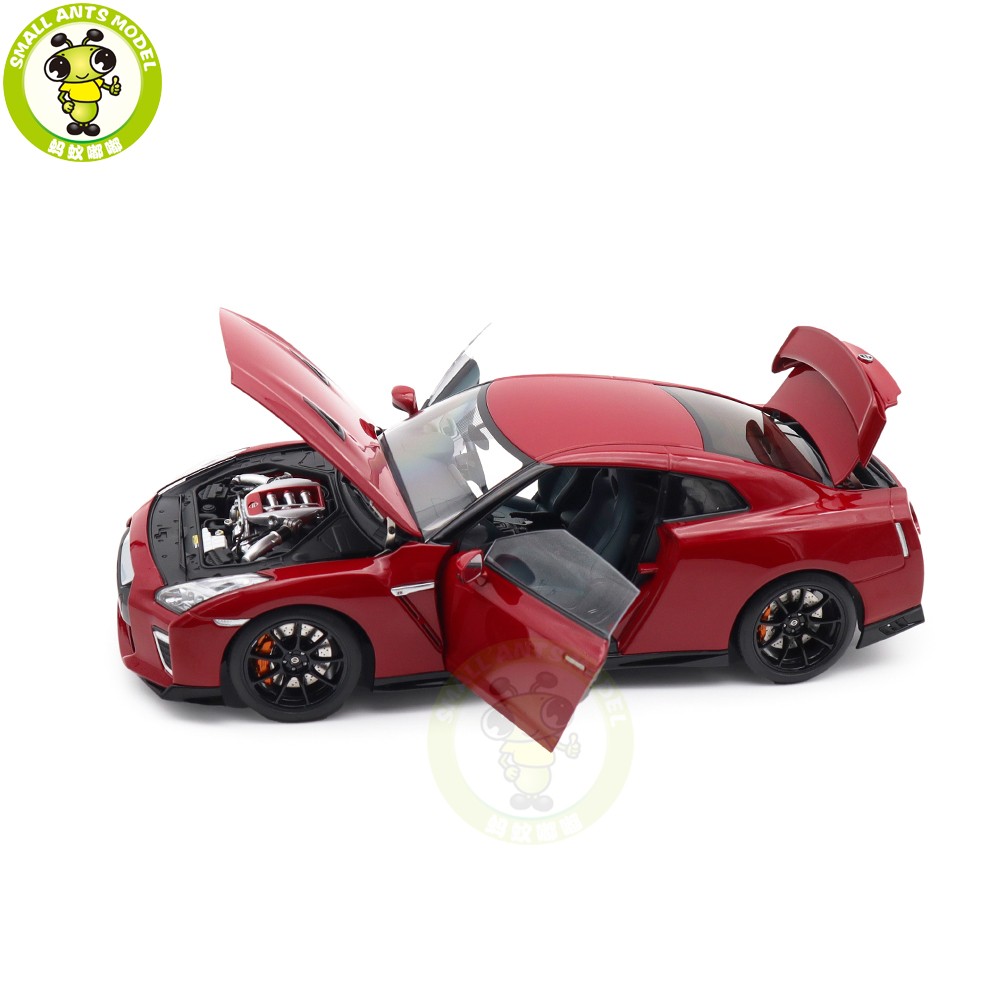 YCNXEB Nissan GTR R35 1/32 – Voiture Miniature Alliage Métal, Portes Ouvrantes, Son & Lumière – Dès 3 Ans
