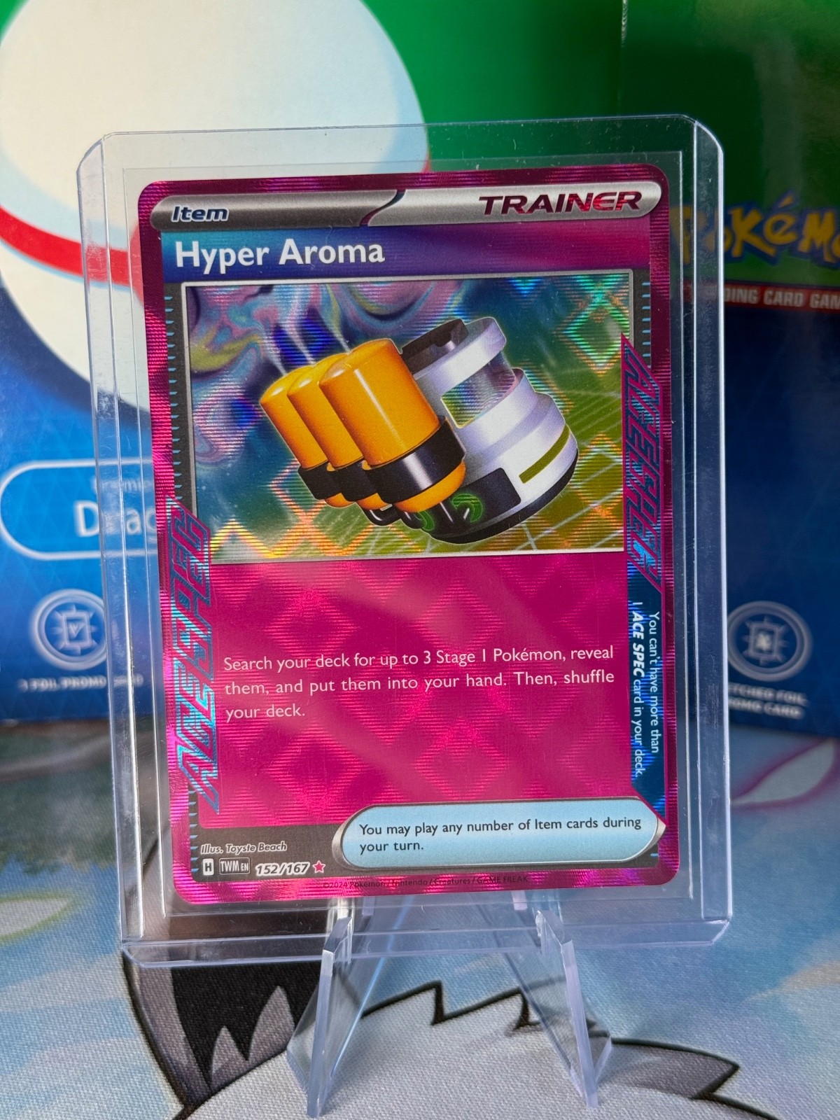 Hyper Aroma - 152/167 - Twilight Masquerade - Mint - Pokémon TCG