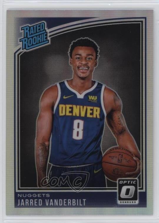 2018-19 Panini Donruss Optic Rated Rookie Holo Prizm Jarred Vanderbilt #151 0mr3
