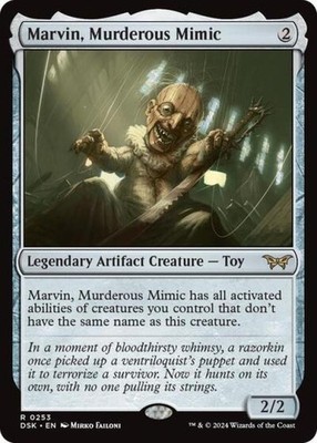 Marvin, Murderous Mimic - Near Mint MTG Duskmourn: House of Horror