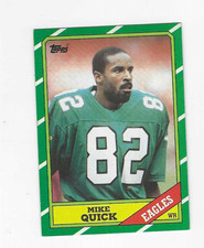 1986 TOPPS MIKE QUICK #271 PHILADELPHIA EAGLES
