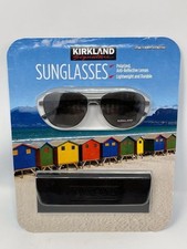 Kirkland Signature Men's Metal Polarized Sunglasses Anti-Reflective