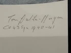 Tom Dalton-Morgan pencil signed Battle of Britain RAF WW2