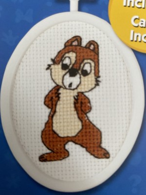Disney Chip Counted Cross Stitch Pattern 2.25  X 2.75  Oval