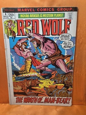 Red Wolf #4 VG  (Marvel Comics November 1972) G1