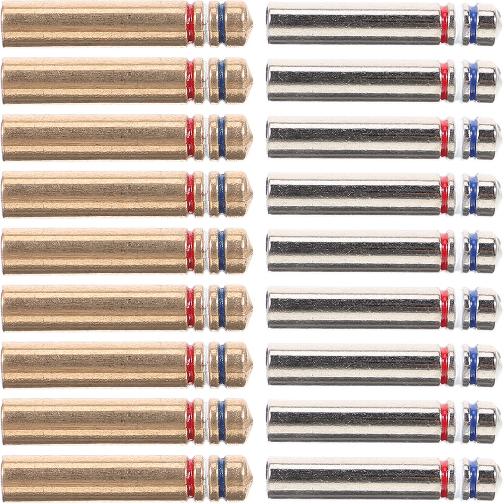 APL 40 Pezzi Campana in Metallo Testa di Rame Corde per Scarpe Punta Estremità Tappo Punte