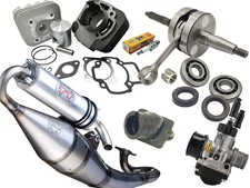 KIT COMPLETO CILINDRO ALBERO MARMITTA PIAGGIO 70cc ø47 2T PIAGGIO ARIA