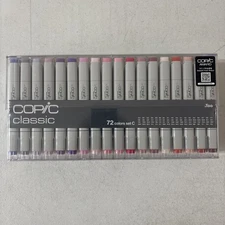 Genuine: Brand New Sealed .Too Copic Classic Marker 72 Color Set C (C72C)