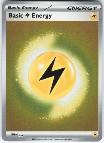 Basic Lightning Energy 004 Mega Evolution Energies Pokemon Reverse Holo NM