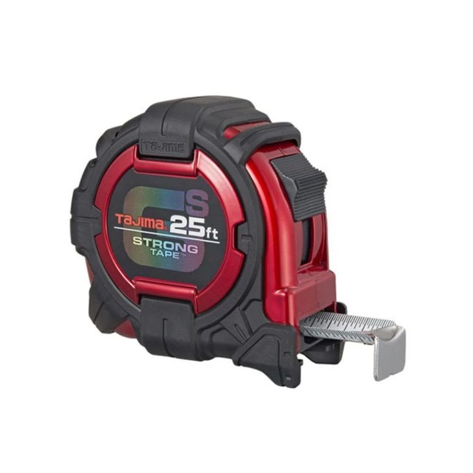 Tajima GS-25BW 25' x 1.1" GS-Lock Standard Scale Dual Sided Blade Tape Measure