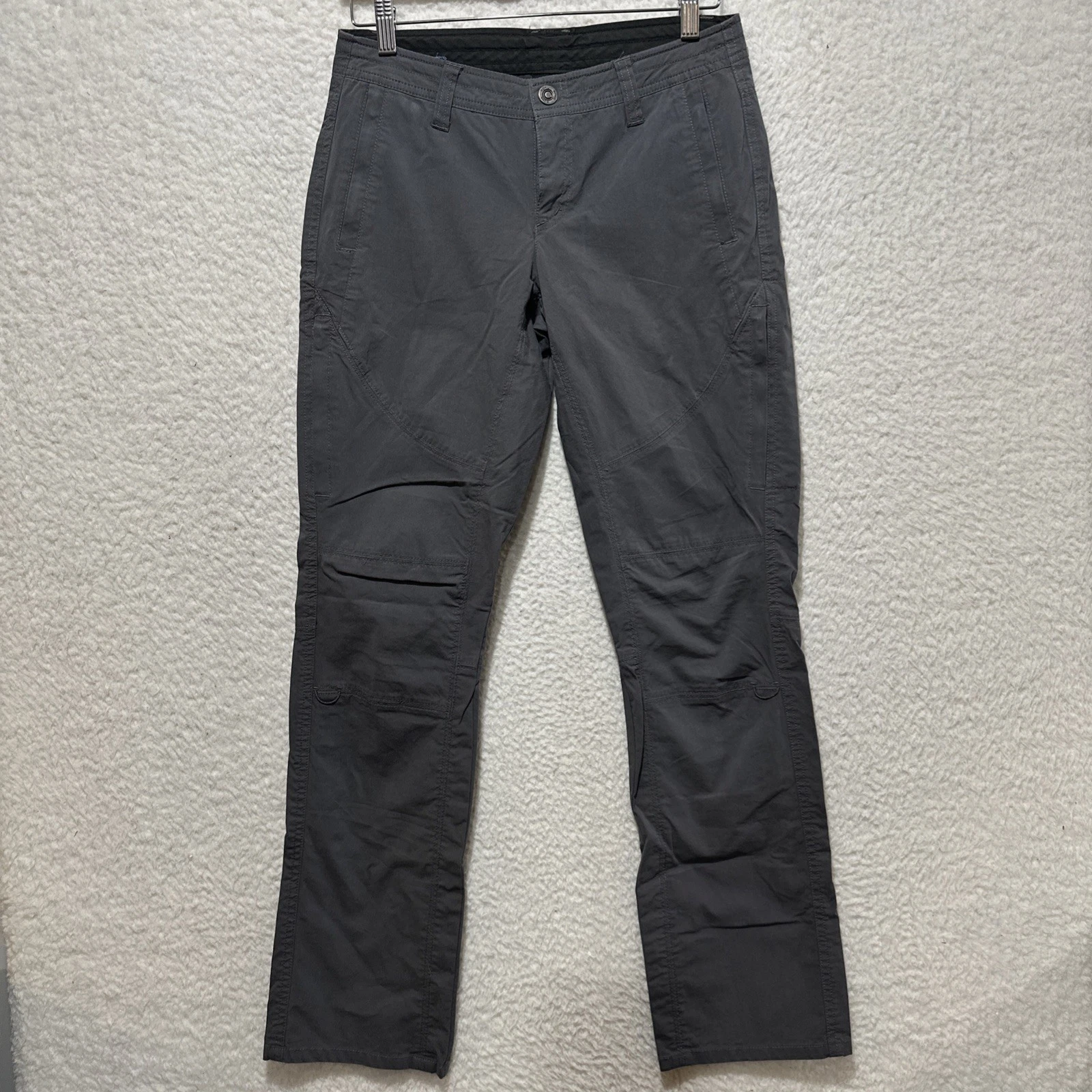 Kuhl Legendary Pants Women's Size 4 Reg Gray Cargo Hiking Outdoor