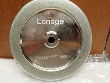 4 in 1 Plus CBN Grinding Wheel 8 inch, 1.5" Wide, 5/8" Arbor, 1/4" Radius for...