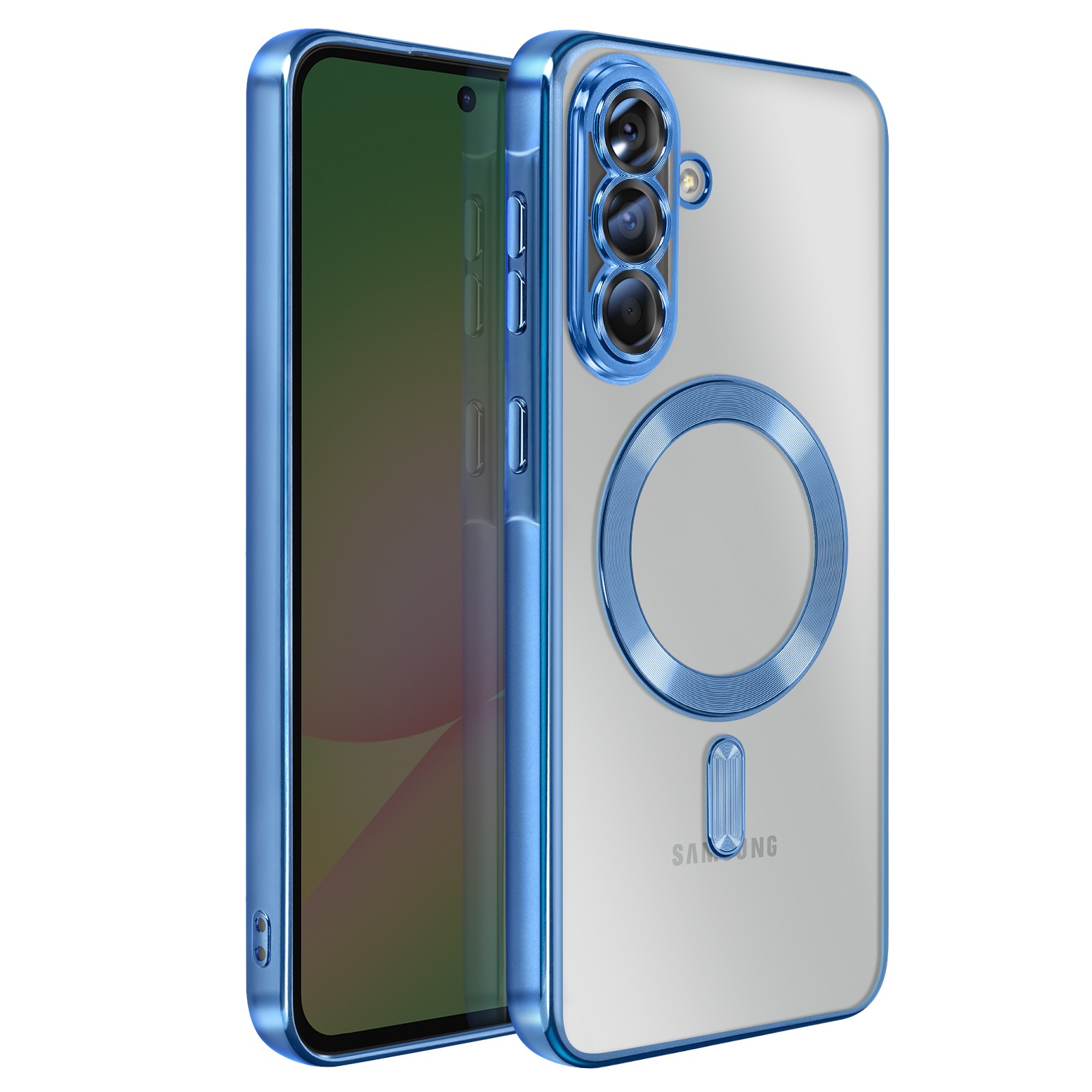 Coque Galaxy A56 design bleu élégant idéale pour le quotidien et le bureau Avizar