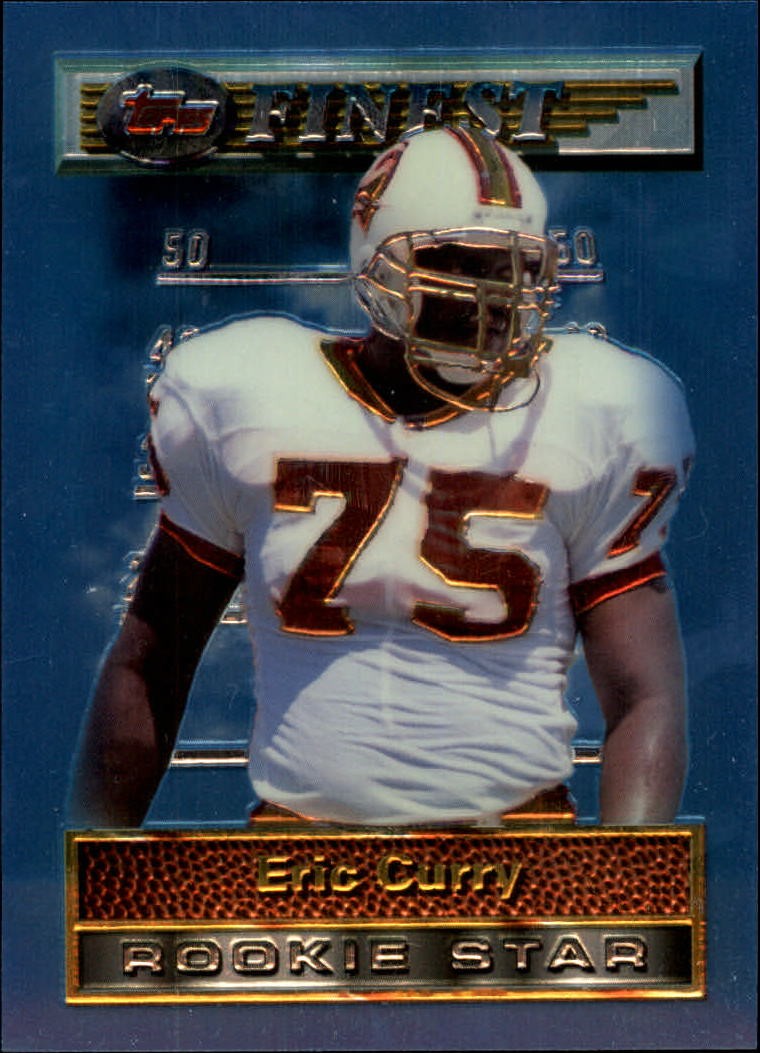 1994 Finest #195 Eric Curry - FB