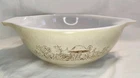 XL Vintage 4L PYREX #444 Forest Fancies Mushroom Cinderella Nesting Mixing Bowl