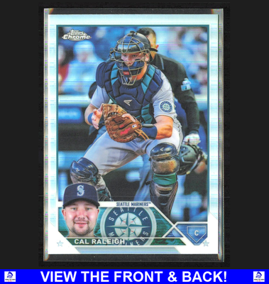 #ad Cal Raleigh 2023 Topps Chrome Refractor Hitter Hot SEA Mariners 141C $2.63