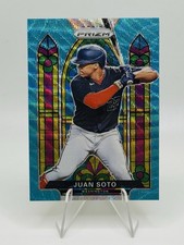 2021 Panini Prizm - Stained Glass Juan Soto #SG-3 Teal Wave Prizm
