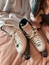 Riedell 119 Emerald Women's Luna Recreational Ice Skates Size 8 Brand New