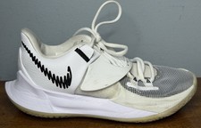 CJ1286 100 Nike Kyrie Low 3 Eclipse White Black Basketball Shoes Size 5