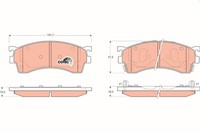 Bremsbelagsatz Vorne FüR Mazda 323 F VI BJ S Stufenheck 626 V GF 99-01 CBY93323Z