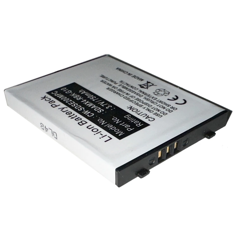 Nova bateria de substituição para SanDisk Sansa MP3 San Disk e200 e280 e270R e250 e270 - Imagem 2 de 4