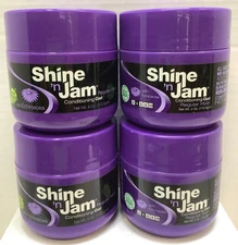 Ampro Shine 'n Jam Hair Gel, Regular Hold, 4oz, Pack of 4
