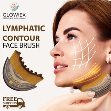 New Lymphatic Contour Face Brush Lymphatic Drainage Massager for Face by Glowiex