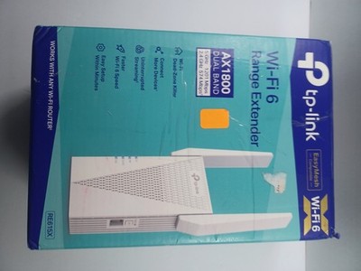 TP-Link RE605X AX1800 Dual Band Wi-Fi 6 Range Extender White