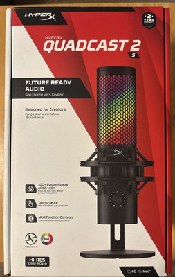 HyperX QuadCast 2 S - USB Microphone... FREE S&H!