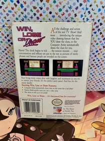 win lose or draw nes Cib