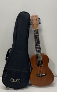 Pesn Y-300 Yester Series 4-String Ukulele Mahogany Finish with Gig Bag