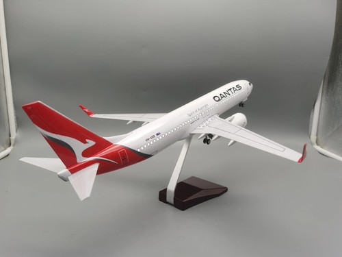 47Cm 1/80 Scale B737 Australia Qantas Airlines Model Airplane Diecast Resin with - Picture 6 of 14