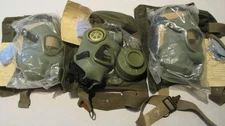 Gas Mask 3 New Unissued Yugoslavian M1 w/ Filter & Carry Case