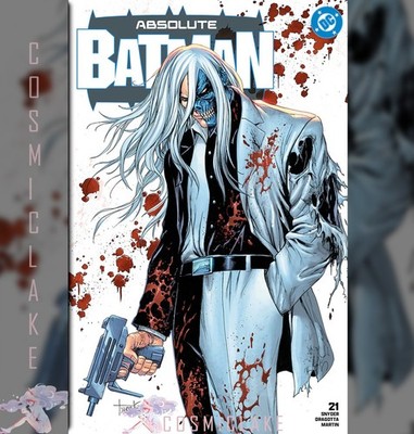 ABSOLUTE BATMAN #21 BATTLE DAMAGE TWO FACE VARIANT PRESALE 7/10 
