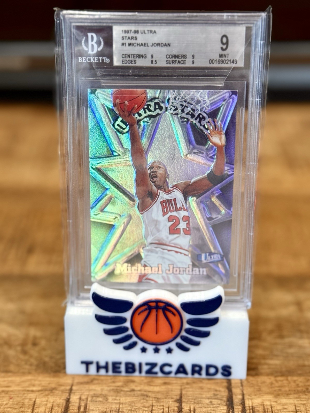 Michael Jordan 1997 Fleer Ultra Stars #1 BGS 9 Mint