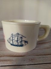 Vintage Old Spice Shulton Shaving Mug 1786 Ship Grand Turk Salem