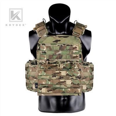 KRYDEX CPC Plate Carrier Tactical Armr Vest Quick Release MOLLE Camo MC Camo