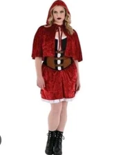 Little Red Riding Hood Halloween Costume Adult Plus Sz 2XL 18-20 Sexy Rebel NEW