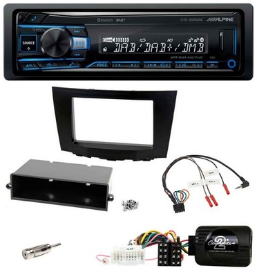 Alpine USB Bluetooth DAB Lenkrad Autoradio für Suzuki Kizashi ab 2009