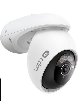 TP-Link Tapo C560WS 4K Outdoor Pan Tilt Security IP Camera WiFi 6 White Smart