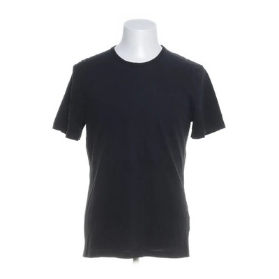 Asket, T-shirt, Größe: M, Schwarz, Einfarbig, Herren #422