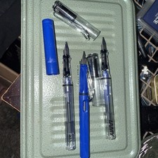3 LAMY safari fountain pens fine Nib