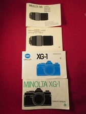 MINOLTA MODEL XG-1 XG 1 35MM CAMERA OWNERS INSTRUCTION MANUAL BOOKLET
