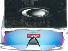 NEW Oakley RADAR EV PATH Shiny White PRIZM Sapphire Snow Sunglass 9208-47